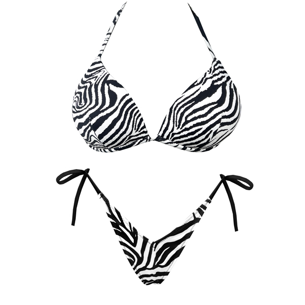 Zebra Bikini - Wild Zebra Set - Arya Fitness - Beach Diva Collection